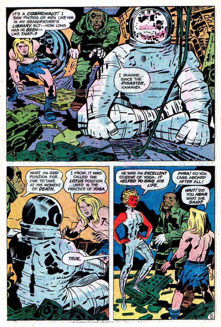 Kamandi #35 Jack Kirby dc bronze age 1970s science fiction page