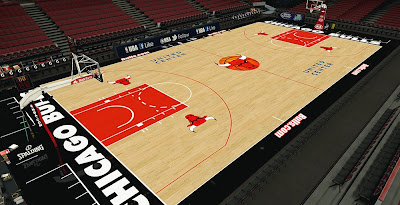 NBA 2K14 Bulls United Center HD Court Mod