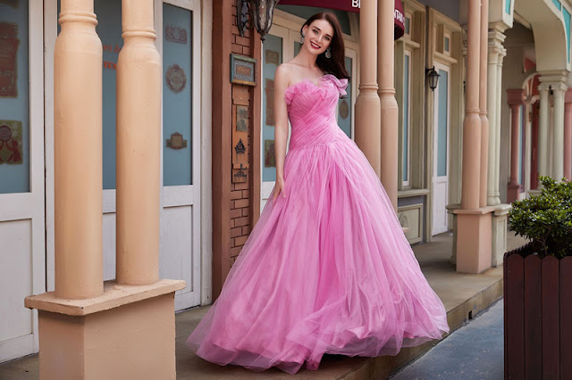 Newest Hot Pink Corset Prom Ball Party Dress