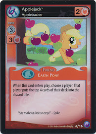 My Little Pony Applejack, Applebucker Canterlot Nights CCG Card