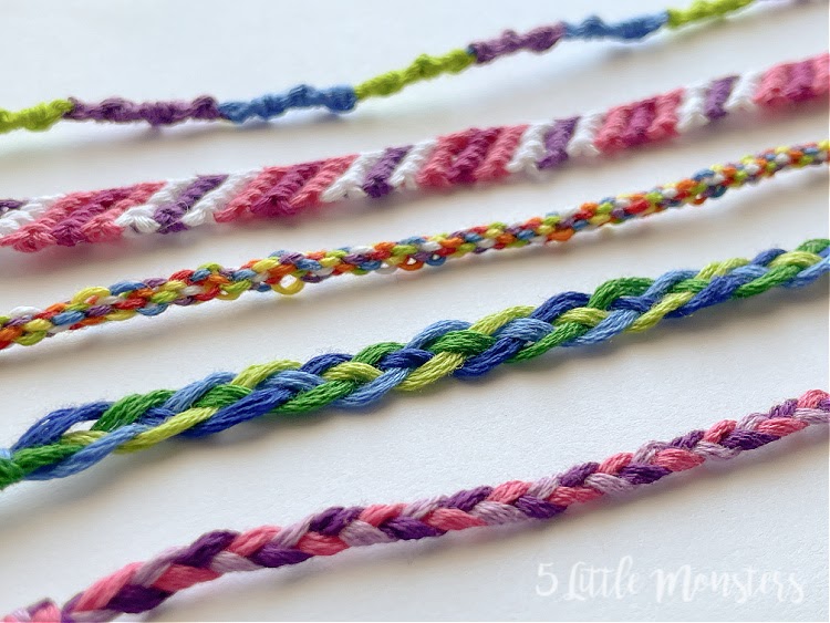 Friendship Bracelet Color Combinations