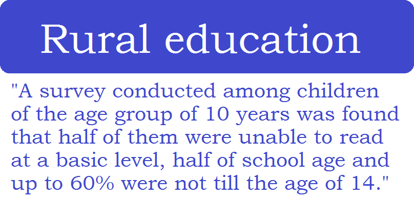 Rural education in india
