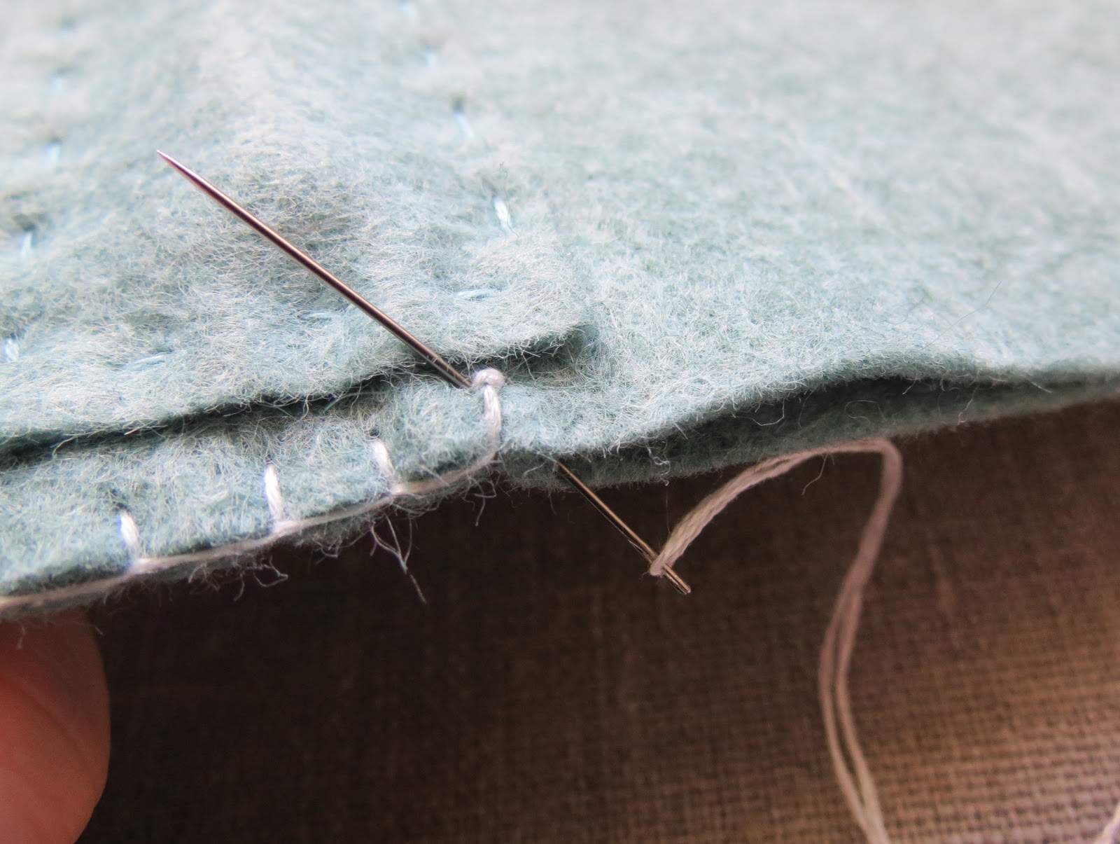 How to stitch 'Blanket Stitch' | A Little Happy Place