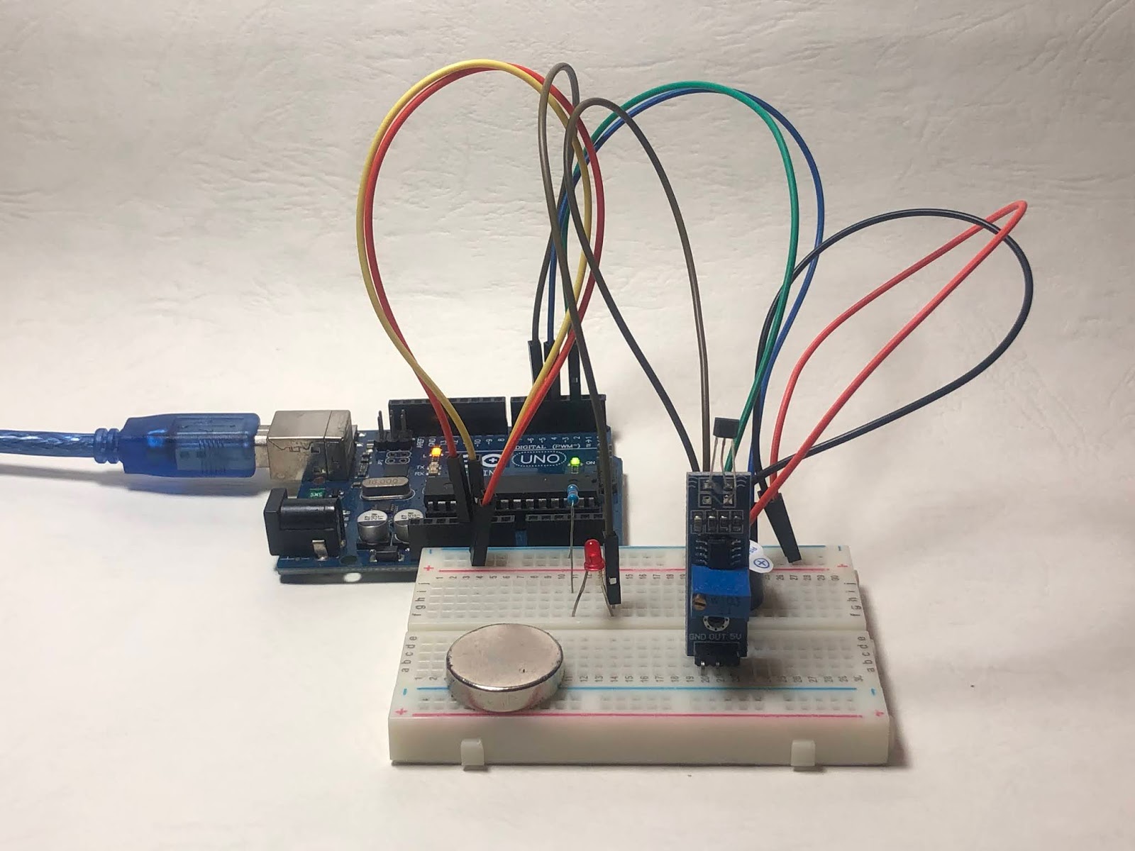 Interfacing Hall Effect Sensor With Arduino Arduino Hall Effect Sensor