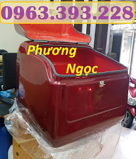 Thùng giao hàng trung, thùng chở hàng sau xe máy, thùng ship đồ ăn 84258b2062dd9b83c2cc