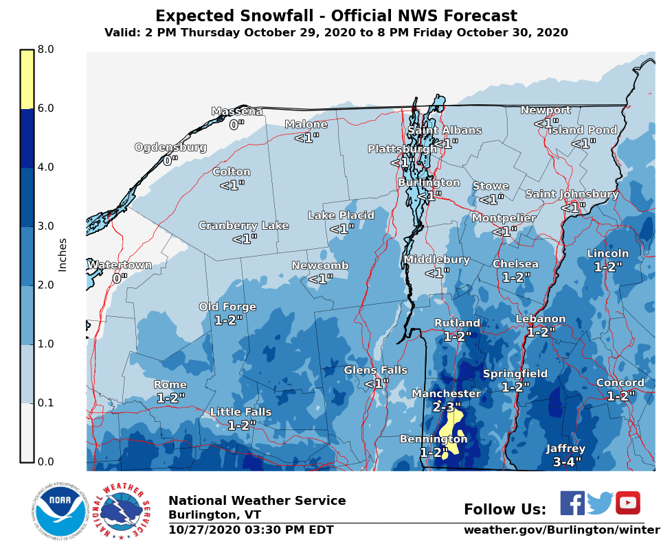 Addison County Weather Watchers It's going to snow