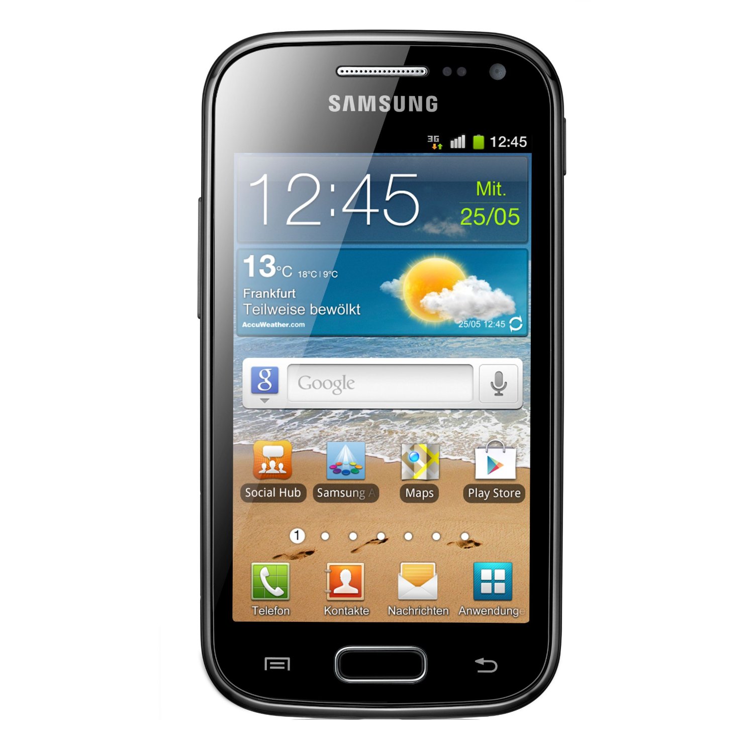 Мобильный телефон Samsung i8160 Galaxy Ace II Onyx Black купить ...