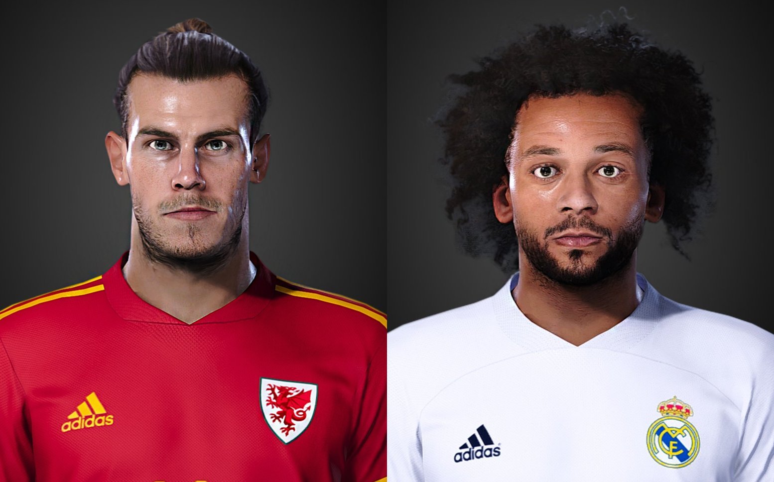 Pes 2021 Faces Gareth Bale & Marcelo By Lr7 ~ Pesnewupdate.Com | Free  Download Latest Pro Evolution Soccer Patch & Updates