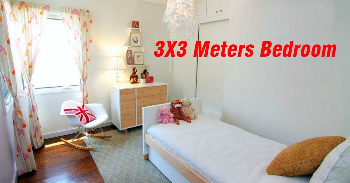 3 × 3 Meters Bedroom Design - small bedroom design ideas - My Lovely Home