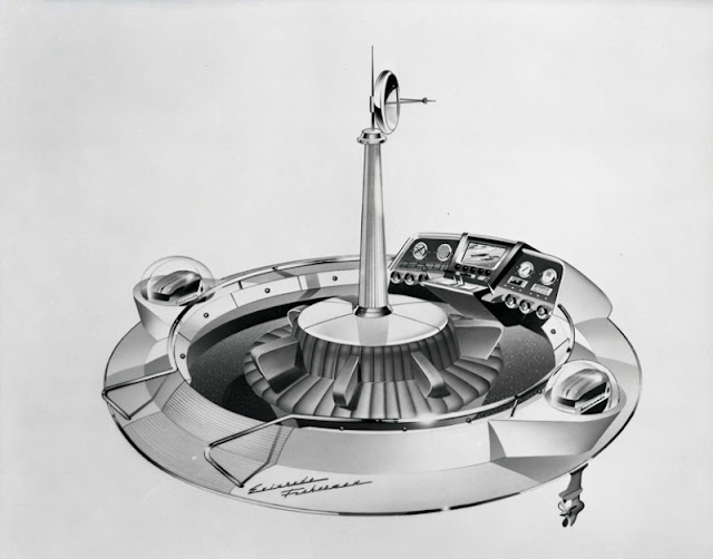 The Evinrude Flying Saucer Fishing Boat, 1957 Vintage Everyday