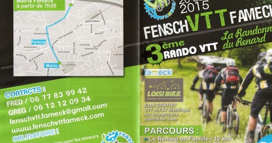 randonnee vtt fameck