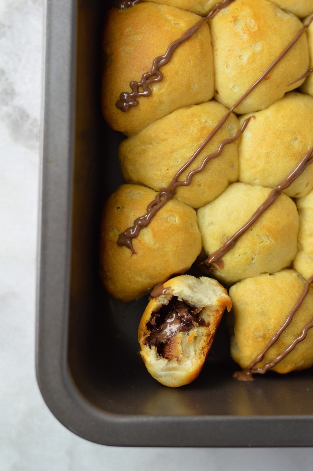 Nutella Filled Bread Bites