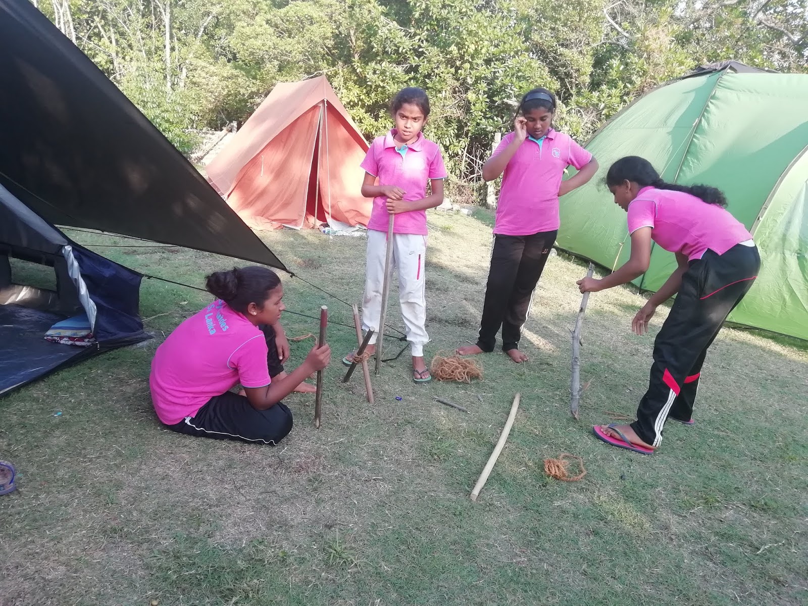 YMCA of Pamunugama Guides Camp in the YMCA Premises