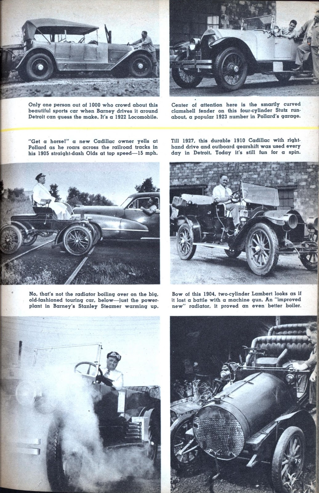 Just A Car Guy Barney Pollard car collection, many were stacked on end..