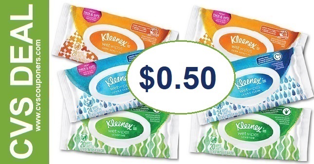 CVS Kleenex Wet Wipes Deal 12/13-12/19