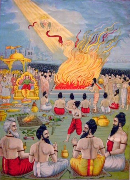 Janamejaya, Sarpa satra (snake sacrifice) in Hindi