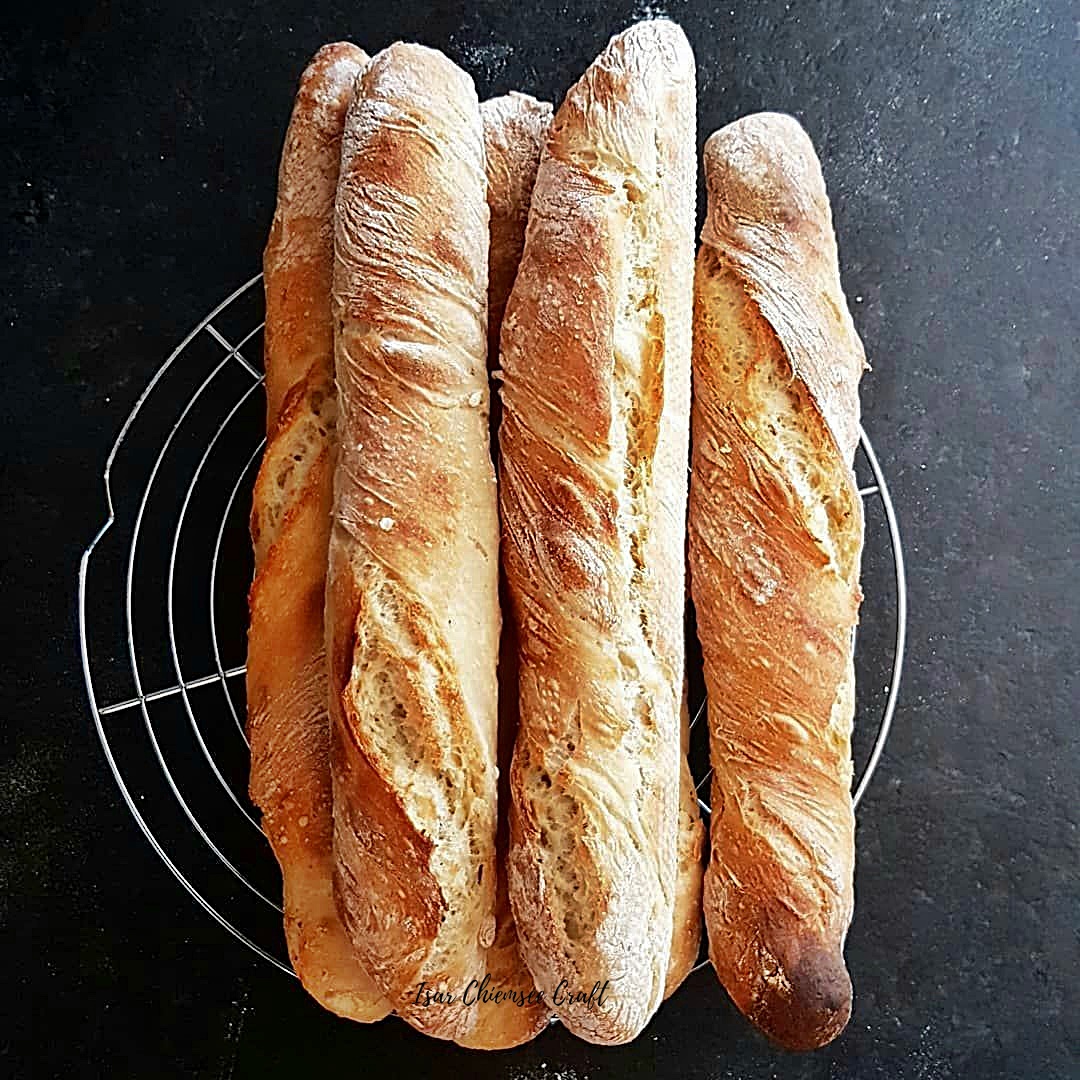 Rezept für schnelle Baguettes zum Grillen