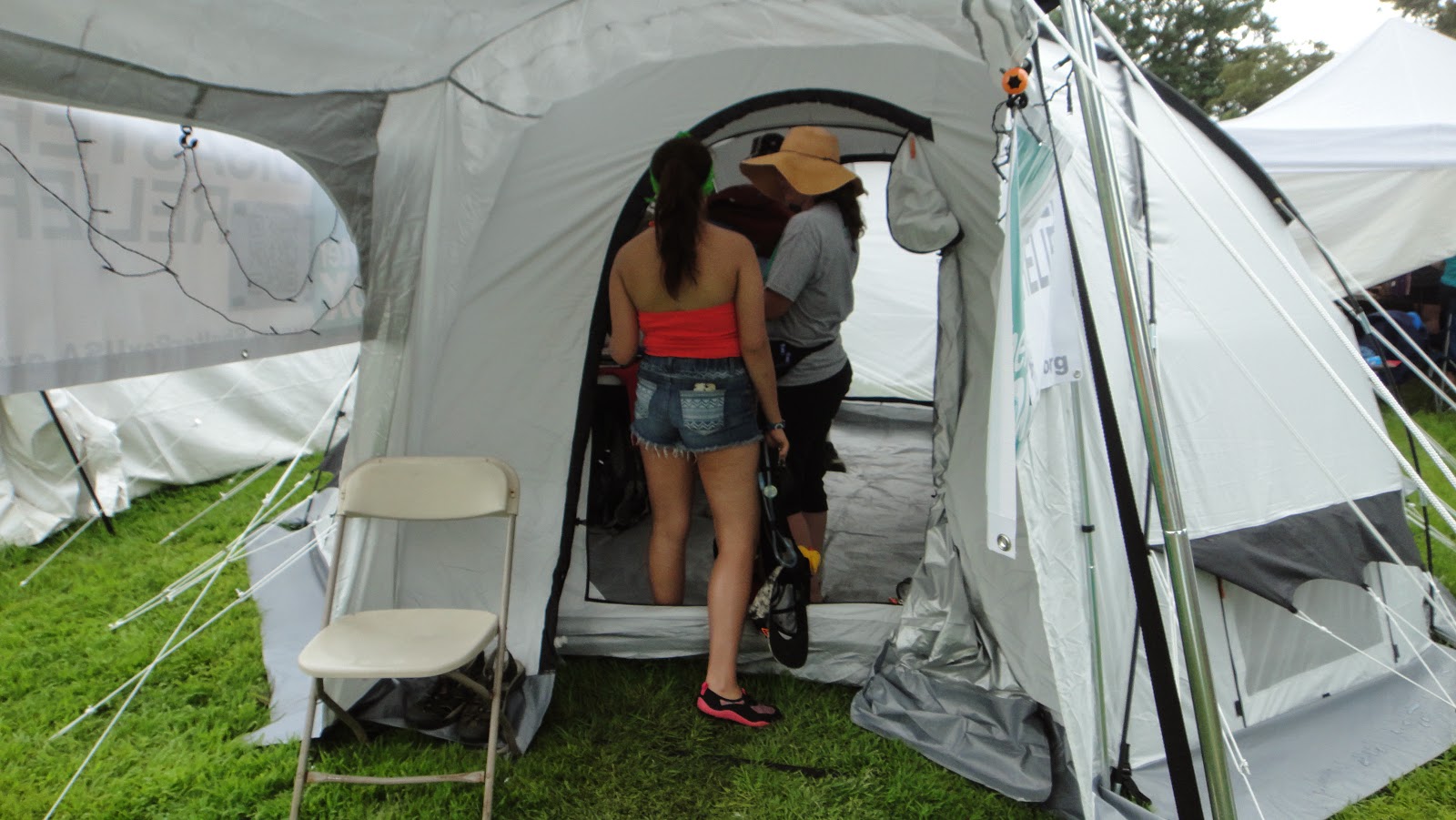 ShelterBox Tent tour, Bonnaroo 2014