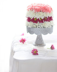 DIY flower cake
