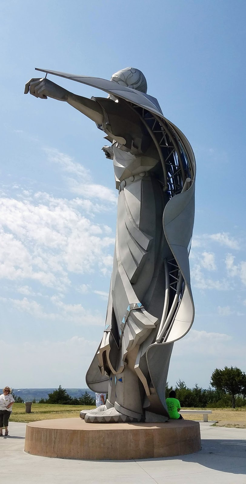 History and Culture by Bicycle Chamberlain, SD Dignity Statue