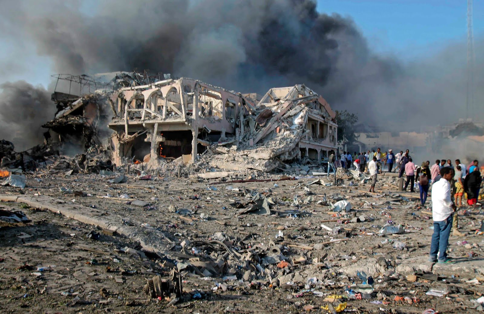 SOMALIA TERRORIST ATTACK LEAVES HUNDREDS DEAD.