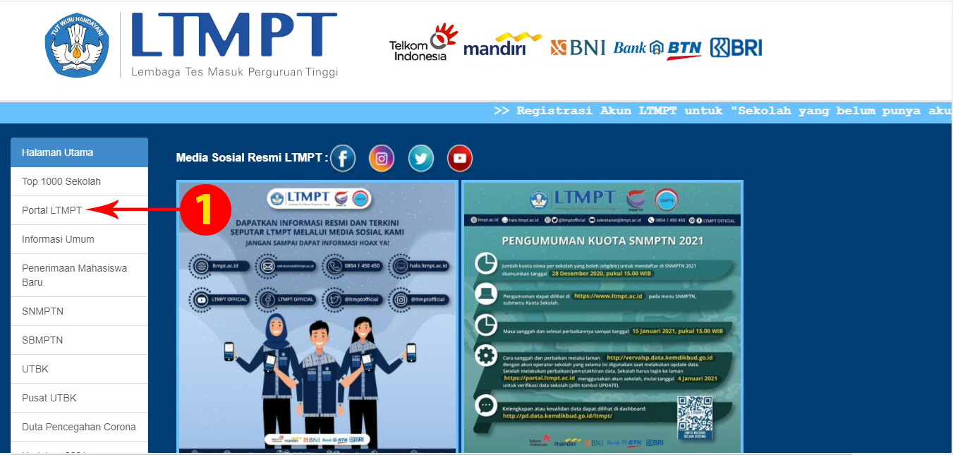 Solusi Data Registrasi Siswa Tidak Ditemukan Saat Registrasi Ltmpt 2021 Operatorsekolahdbn Com Informasi Pendidikan Indonesia