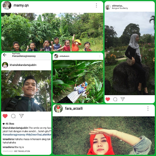 Pemenang MyGreenTeaLatteMoment