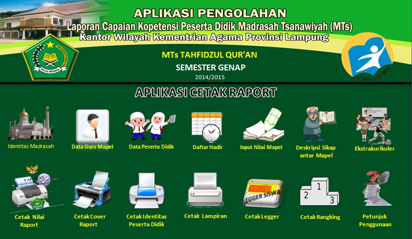 APLIKASI CETAK RAPOR MTs/SMP