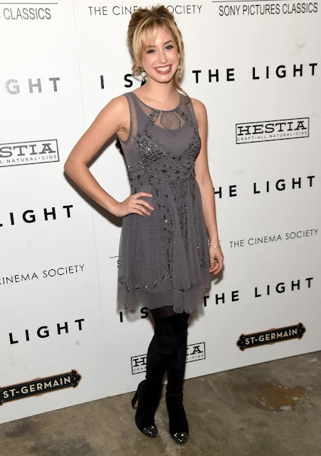 >Jazmin Grace Grimaldi attends The Cinema Society with Hestia & St-Germain host a screening of Sony Pictures Classics' 'I Saw the Light' at Metrograph