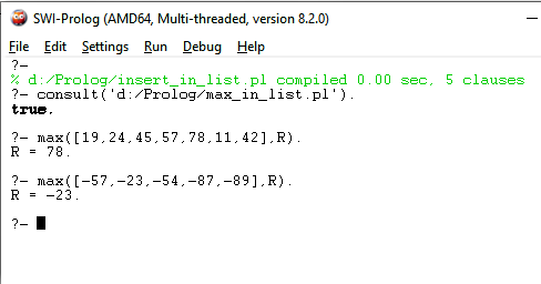 CS Assign: Write a Prolog program to implement maxlist(List,Max) so ...