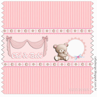 Mommy Bear with Baby, Free Printable Candy Bar Labels.