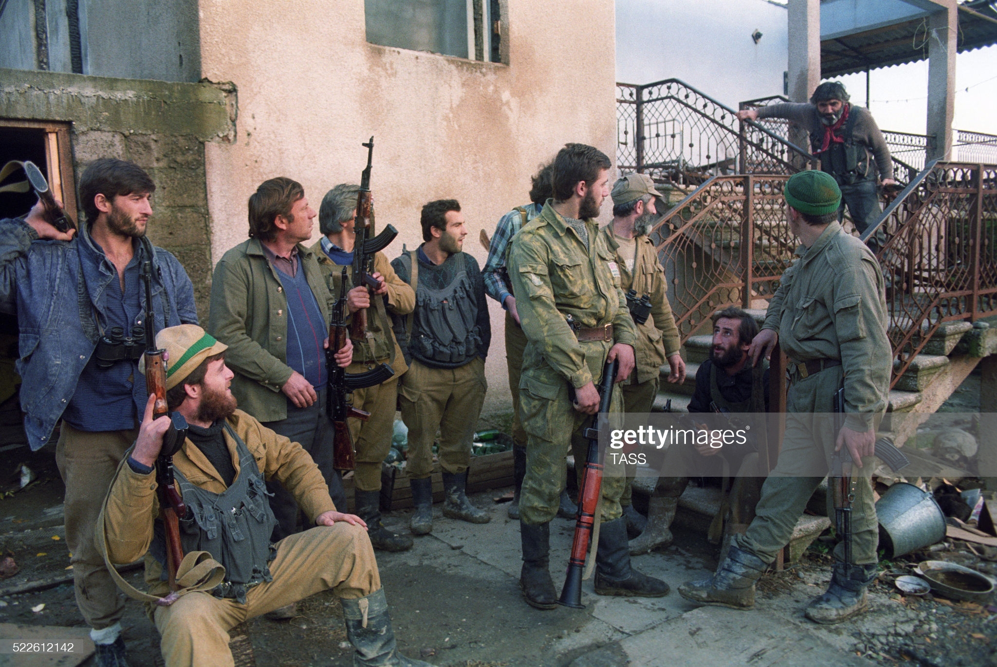 Абхазский конфликт 1992. Ополченцы Абхазии 1992-1993.