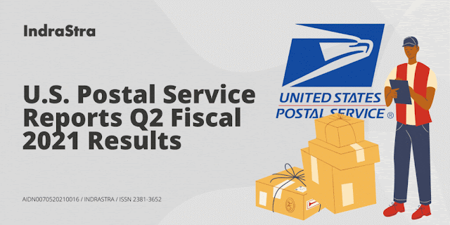 U.S. Postal Service Reports Q2 Fiscal 2021 Results