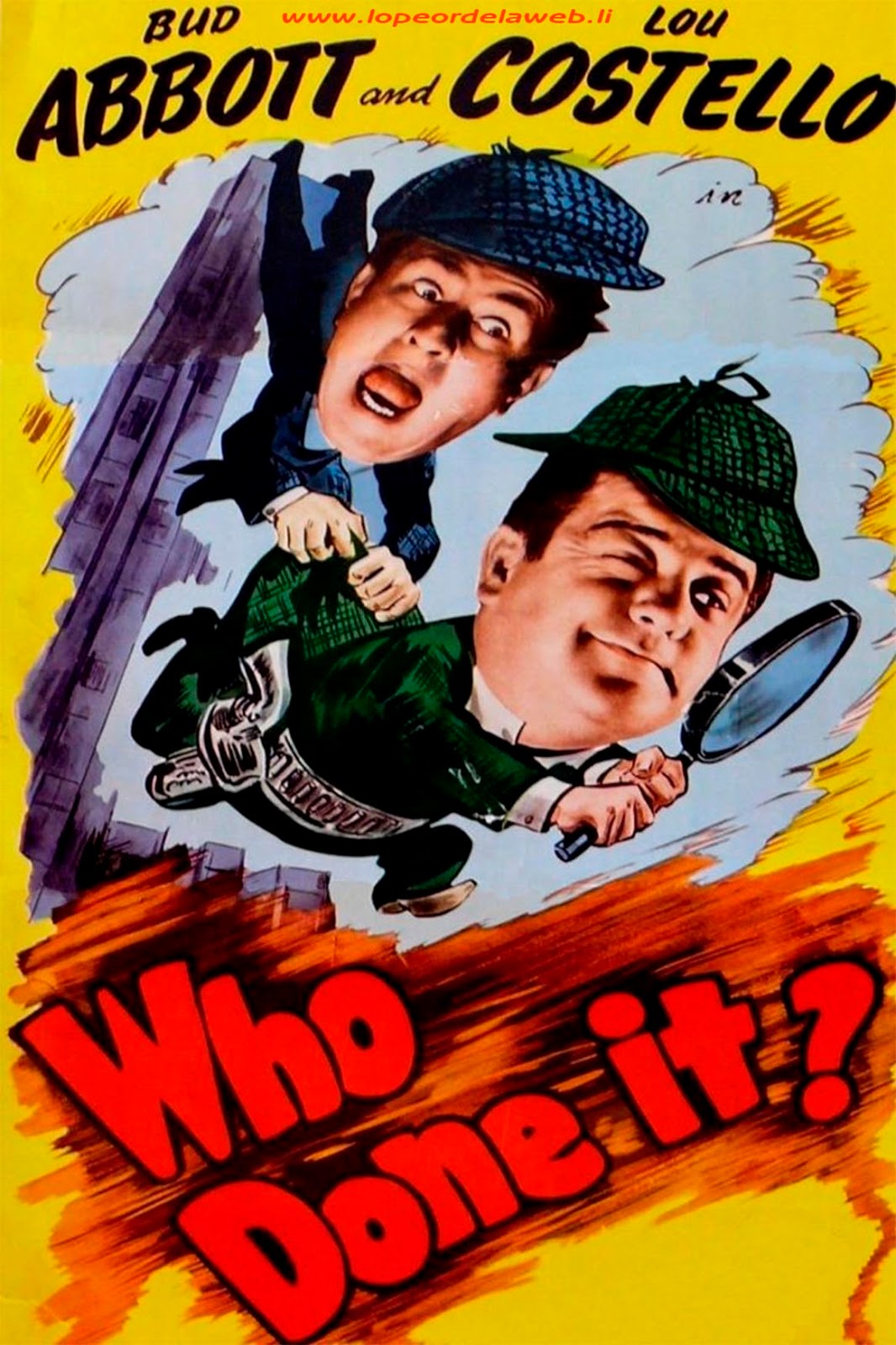Crimen a Medianoche /1942 / Abbott y Costello / Who done it?