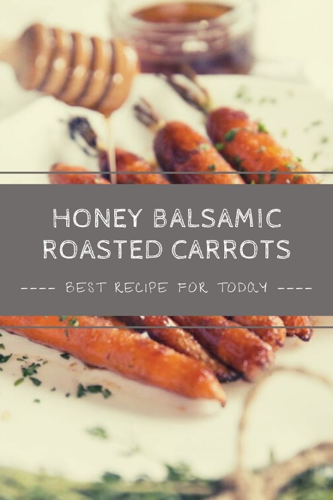 Honey Balsamic Roasted Carrots