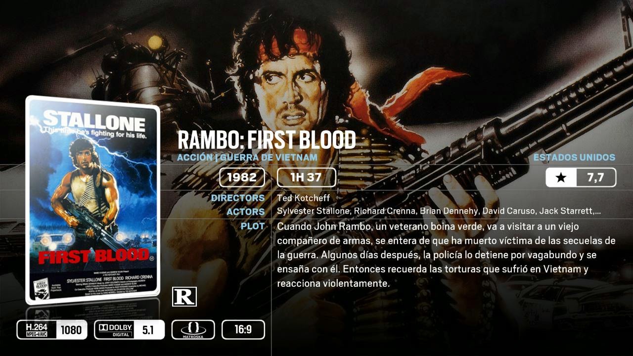 Rambo - La Colección (1982-2008) [1080p. Dual]