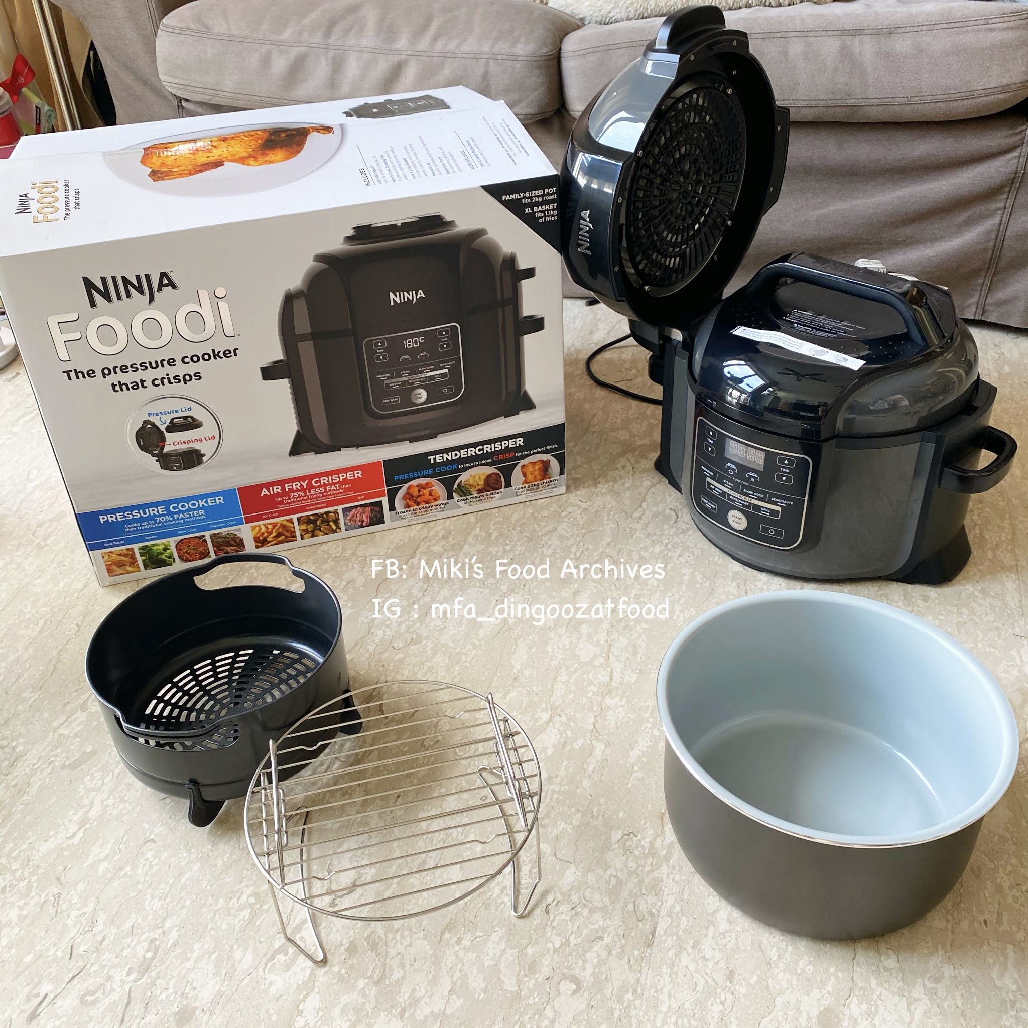 Miki's Food Archives Ninja Foodi OP300 & OP350 Product Review