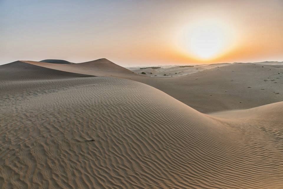 Arabian Desert at Sunset 2014