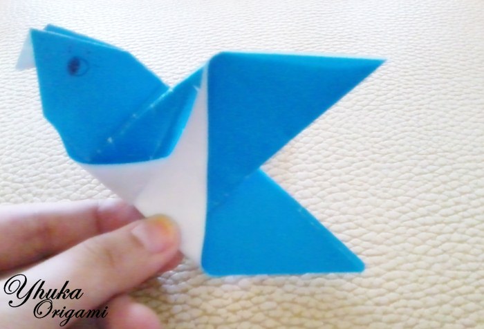 TUTORIAL CARA MEMBUAT ORIGAMI BURUNG MERPATI DENGAN MUDAH - Shepty IeCha Blog