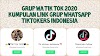 2021+ Link Grup WhatsApp Artis Tik Tok 2021 (Tiktok Followers & Tiktokers)