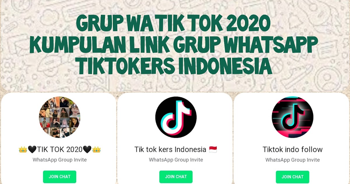 Tiktok 2021 Indonesia | 99+ Link Grup WhatsApp Artis Tik Tok 2021, Tiktok ......  Daftar lagu tiktok viral 2021 dj tiktok viral 2021 ...
 |Tiktok 2021 Indonesia