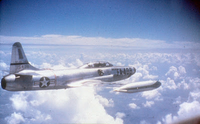 F 94B 319th FIS over Korea c1952 Encuentros OVNIs en la Guerra de Corea