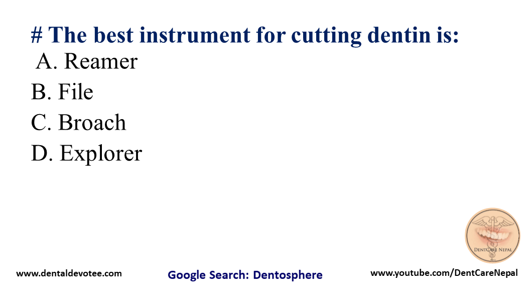Dentosphere World of Dentistry The best instrument for cutting
