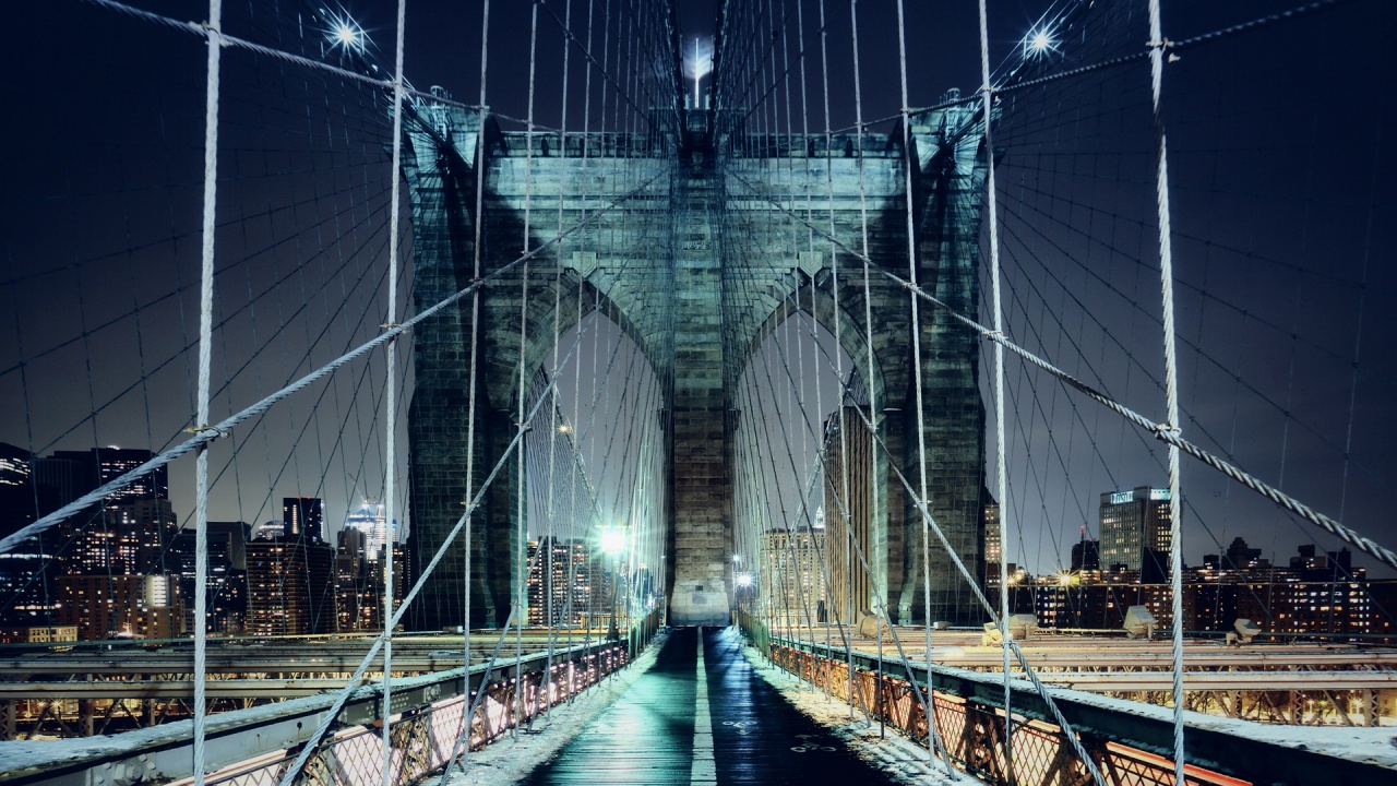 Brooklyn Bridge Walkway Wallpaper HD | Wallpaper HD