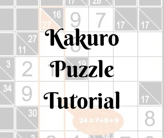 Online Kakuro Puzzle Tutorial by Conceptis Puzzles