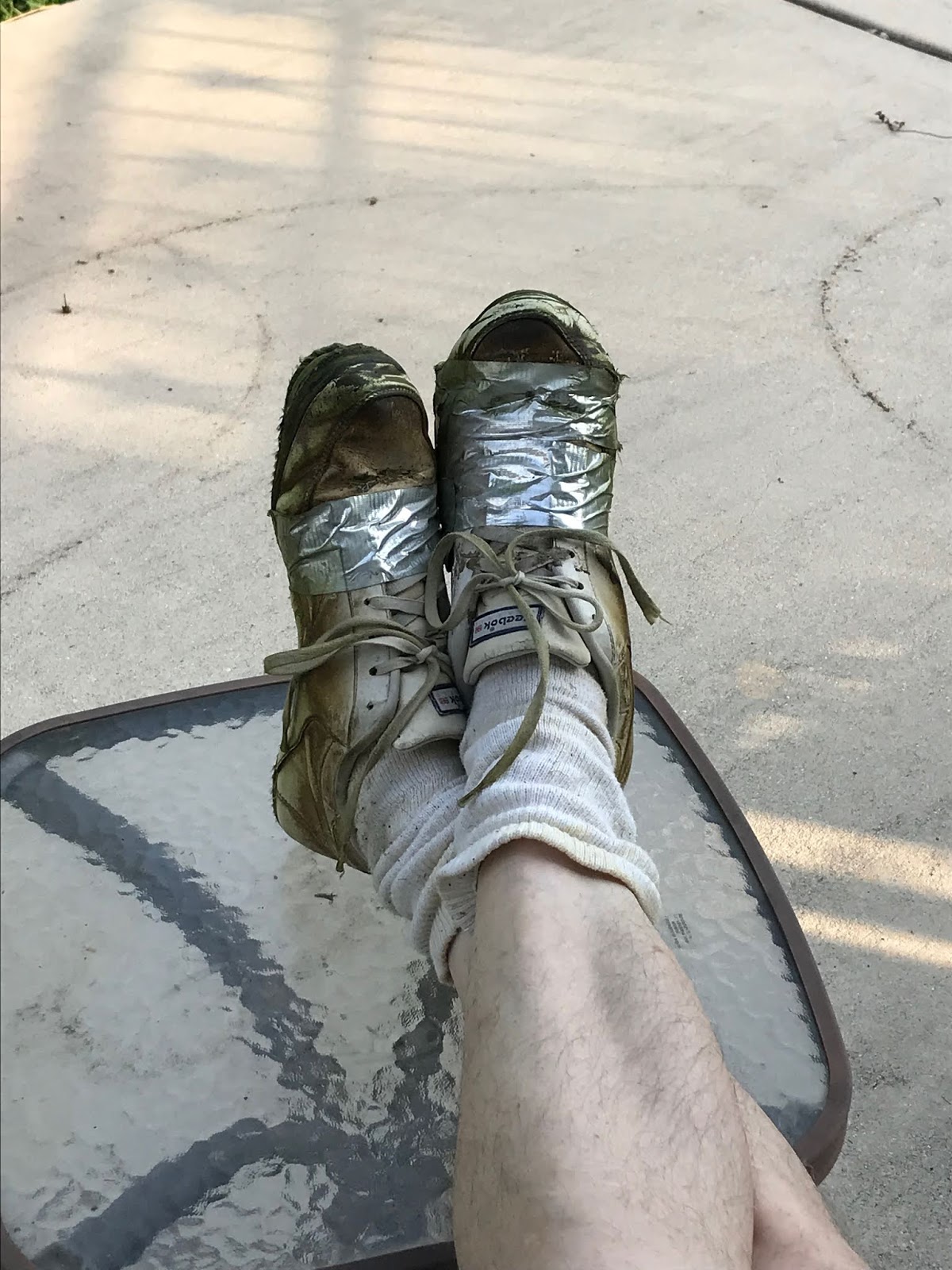 duct tape shoe