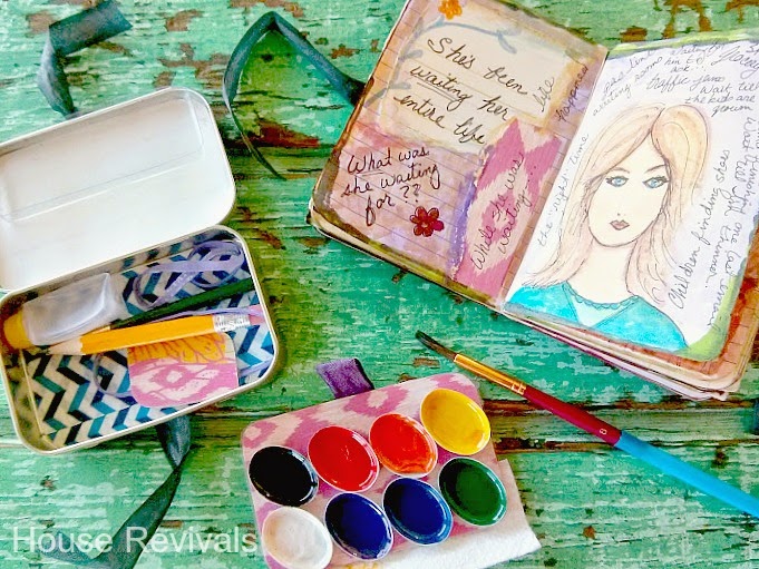 To create your own altered notebook