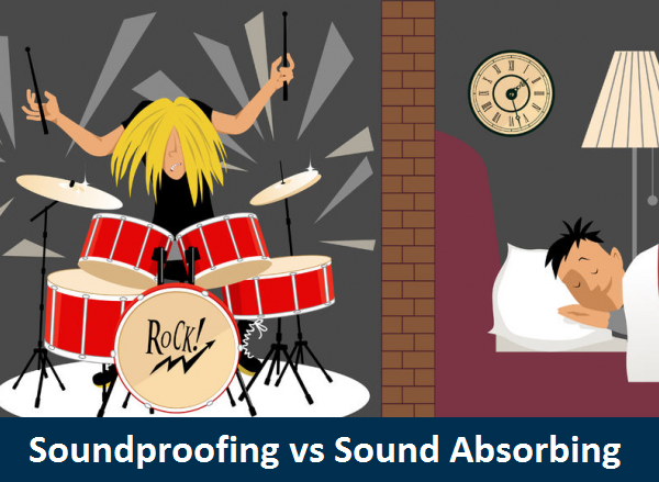 Soundproofing vs Sound Absorbing