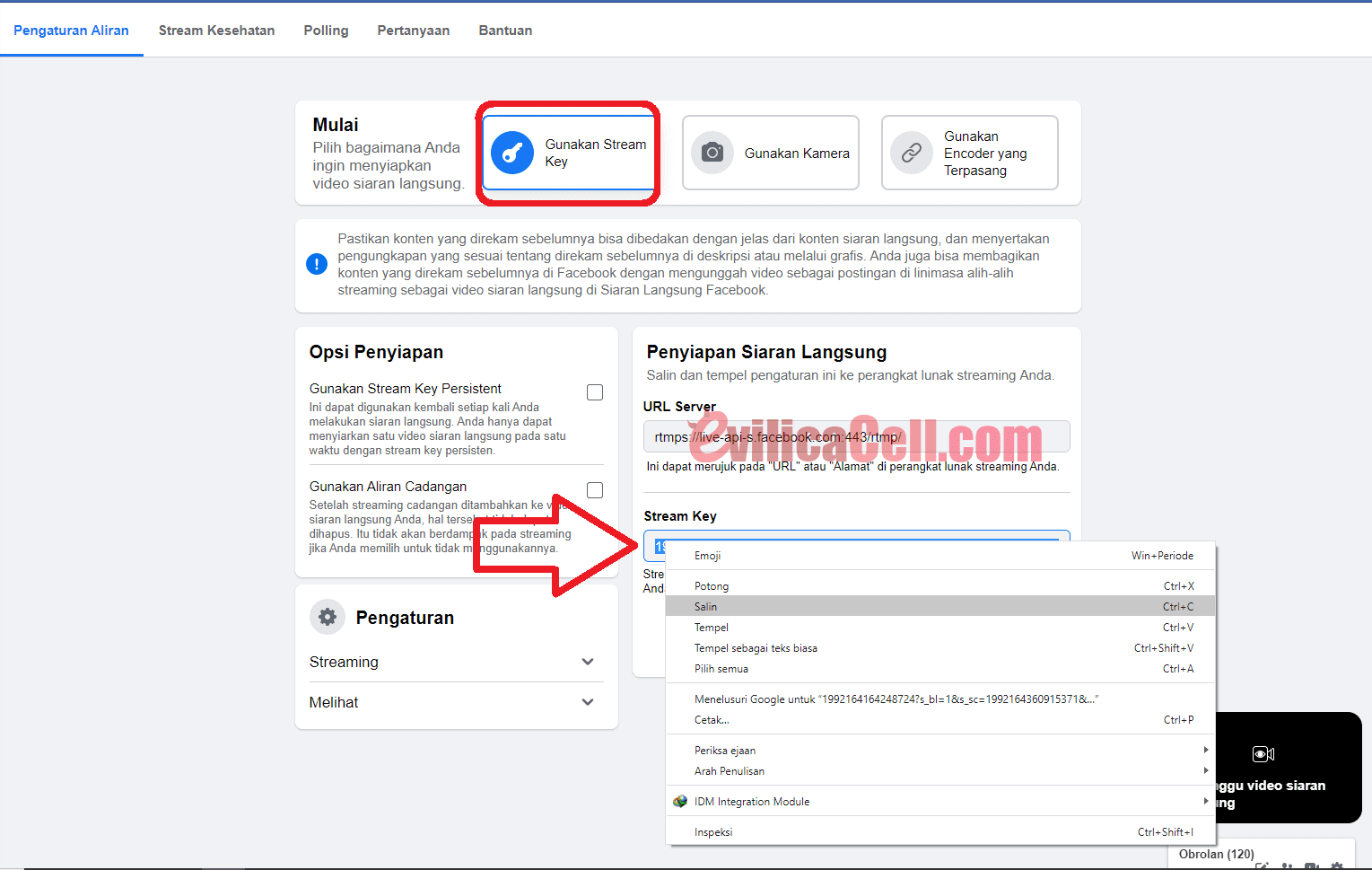 Cara Streaming Game di Facebook OBS Studio (Anti Lag)