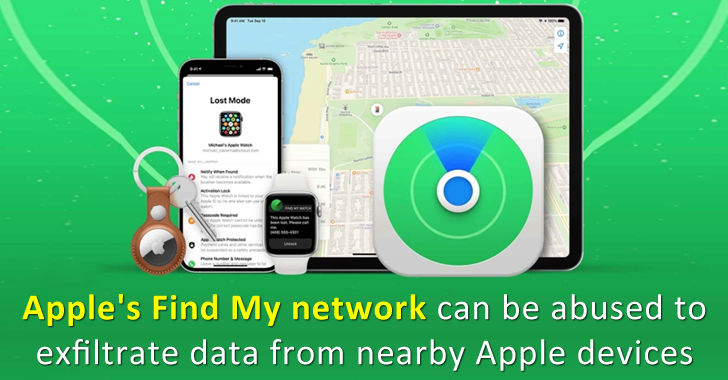 Apple’s “Find My Network” Can be Abused to Exfiltrate Data From Nearby Apple Devices